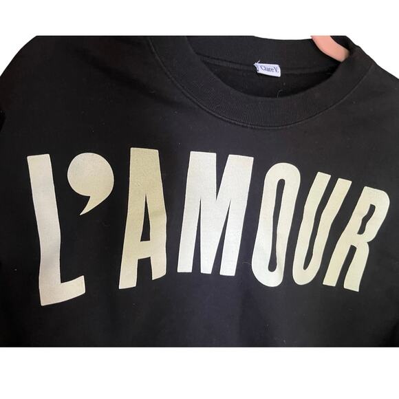Black L'AMOUR Sweatshirt - Picture 6 of 6
